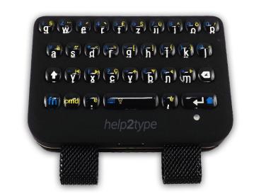 help2type Taktile Tastatur Frontansicht
