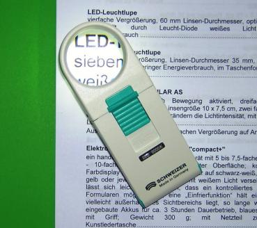 LED-Taschenleuchtlupe