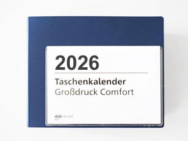 Deckblatt des Großdruck-Taschenkalenders