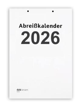 Deckblatt des Tagesabreißkalender-Nachfüllpacks