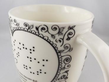 Kaffetasse Nagaufnahme Ornamente