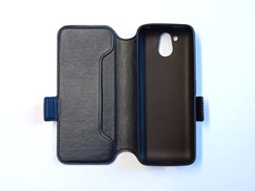 Flip-Case öffnet ocean blue