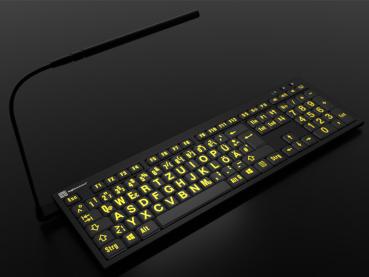 Preview: Tastatur mit LED-Lampe