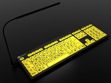 Preview: Tastatur mit LED-Lampe