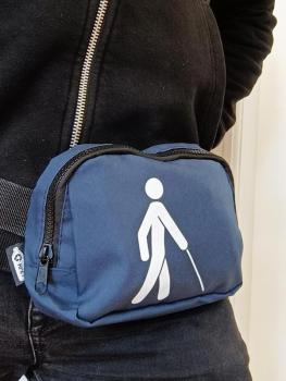 Preview: Anwendungsbeispiel zeigt Benutzung als Hüftgürteltasche.