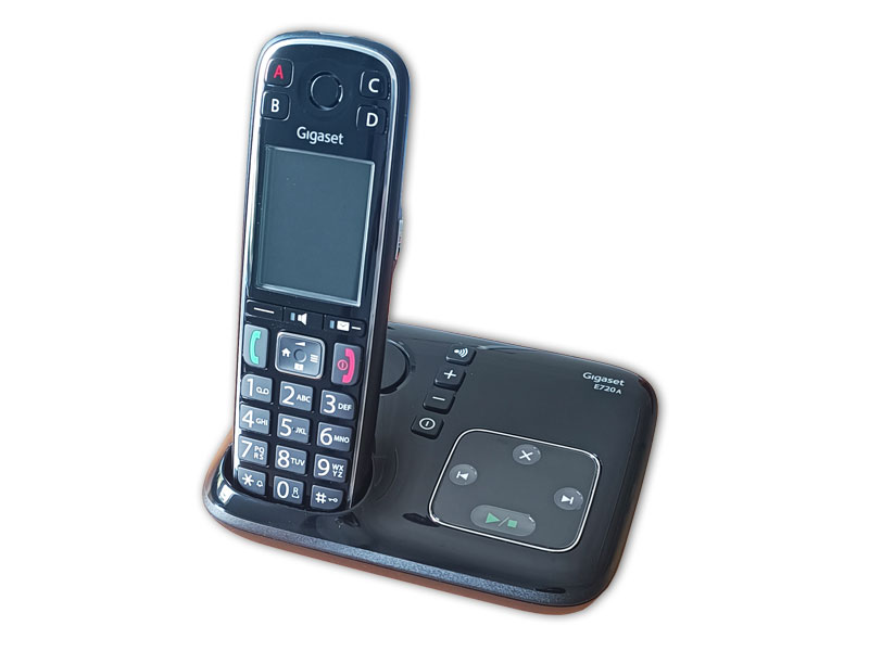 Schnurlos-Telefon mit Sprachausgabe Gigaset E720A