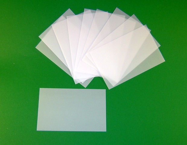 Landeshilfsmittelzentrum des BSVS e.V. - Folie-Etiketten, selbstklebend,  transparent 6,5 x 10 cm