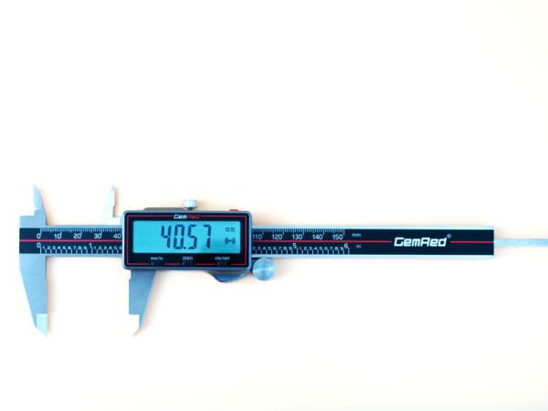 Gesamtansicht des Messschiebers