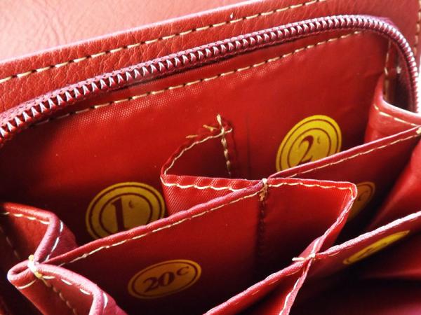 Geldbörse Detailansicht Münzfächer