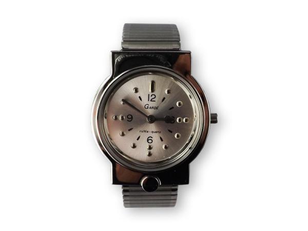 Herren-Uhr Chrome Metall-Flexband