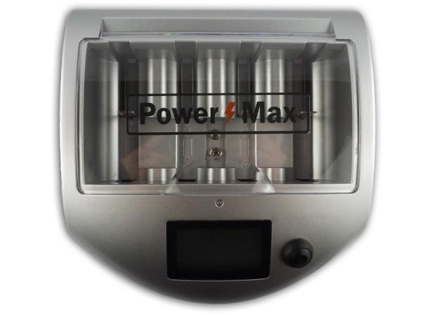 Power Max Akku-Ladegerät Frontalansicht