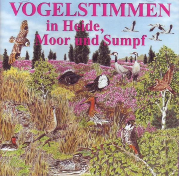 CD Vogelstimmen in Heide, Moor und Sumpf, 25 Vogelstimmen